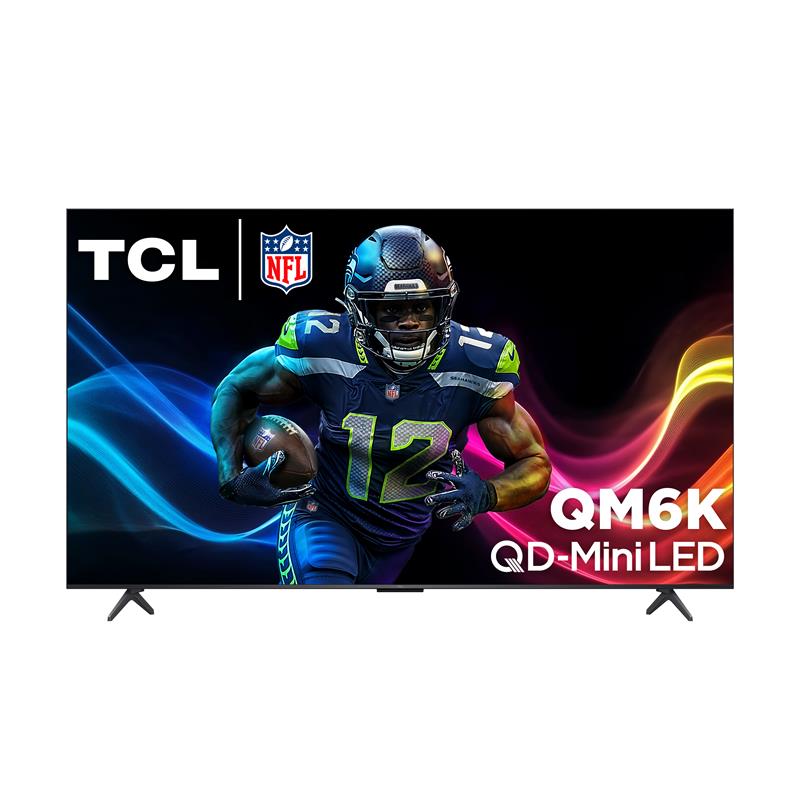 TCL 75’’ QM6K Series QD-Mini LED QLED 4K UHD Smart TV with Google TV – 75QM6K